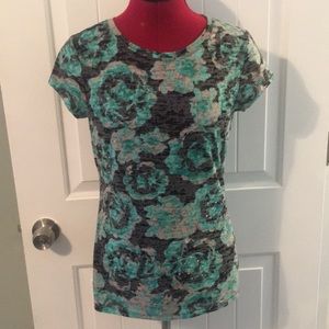 I.N.C. Short Sleeve Burnout Tee